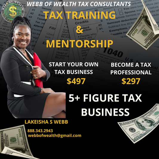 TAX TRAINING & MENTORSHIP: Become A Tax Professional (Beginner Friendly)